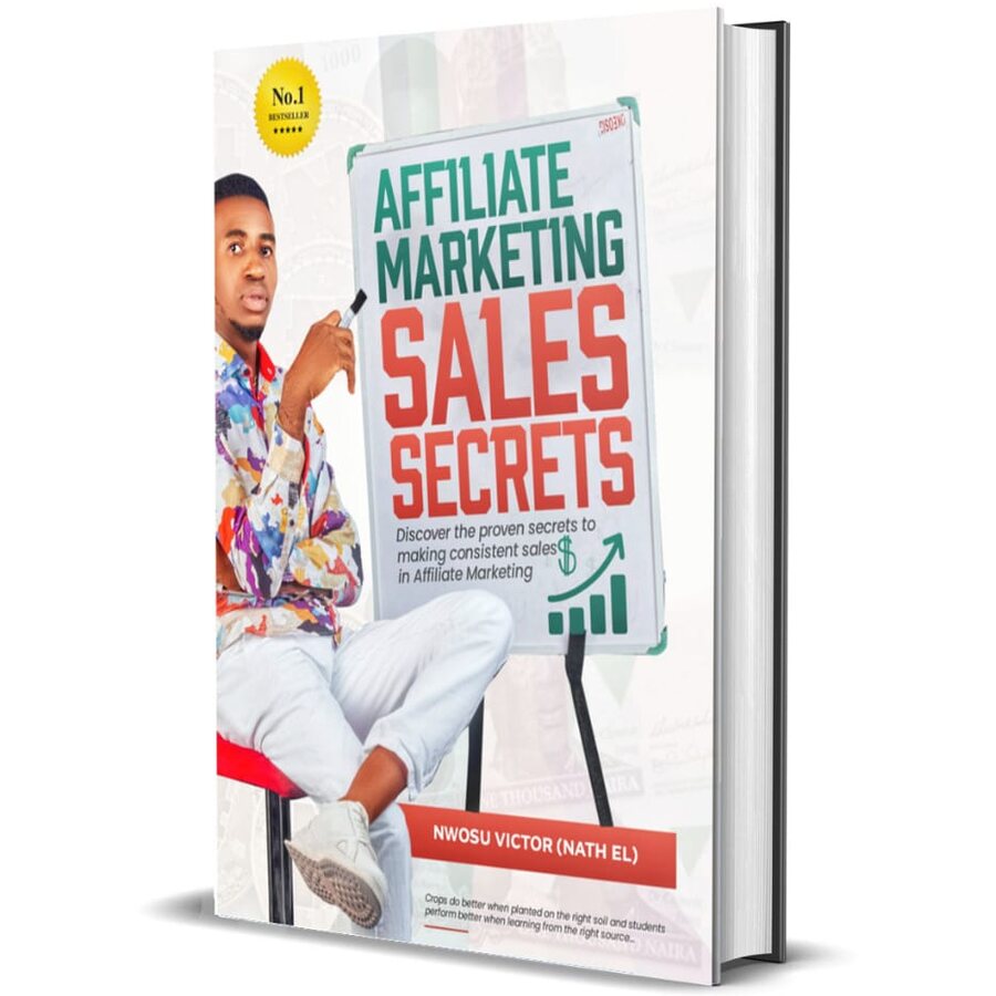 Affiliate Marketing Sales Secrets course book cover by Victor Nathel